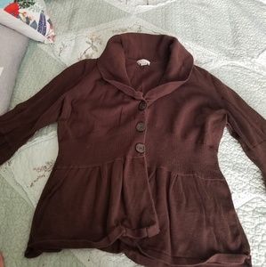 Brown sweater
